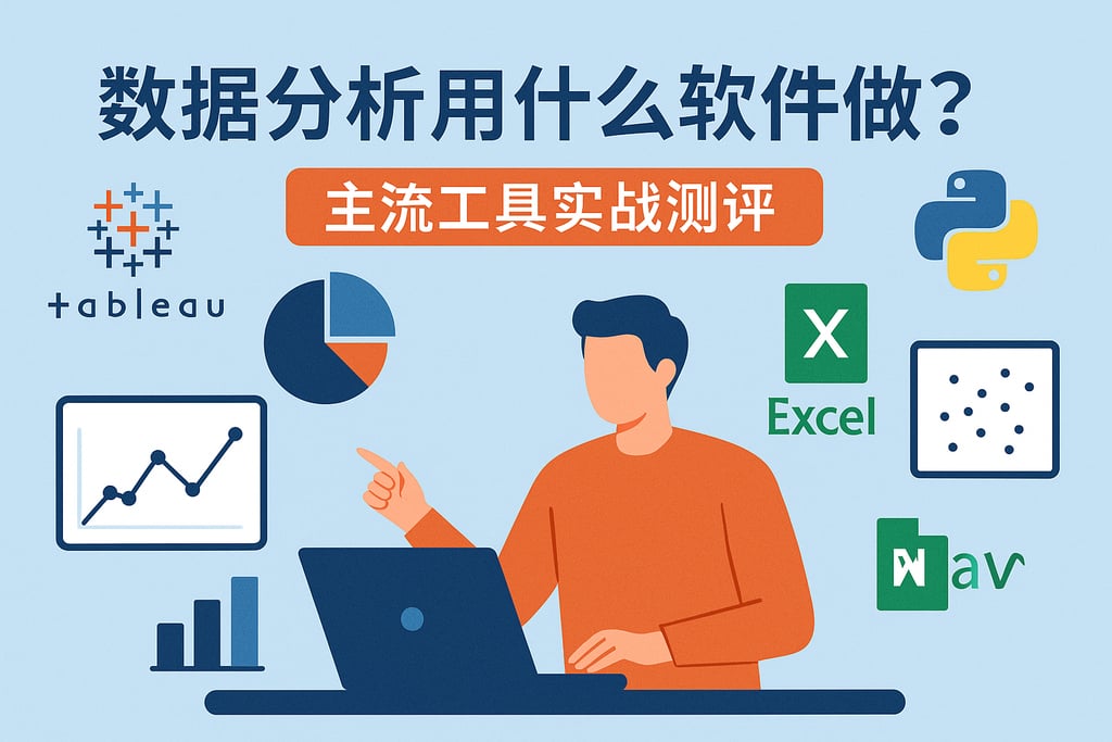 数据分析用什么软件做？主流工具实战测评