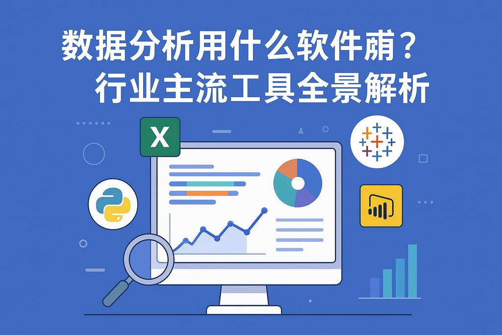 数据分析用什么软件做？行业主流工具全景解析