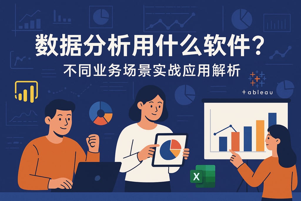 数据分析用什么软件？不同业务场景实战应用解析
