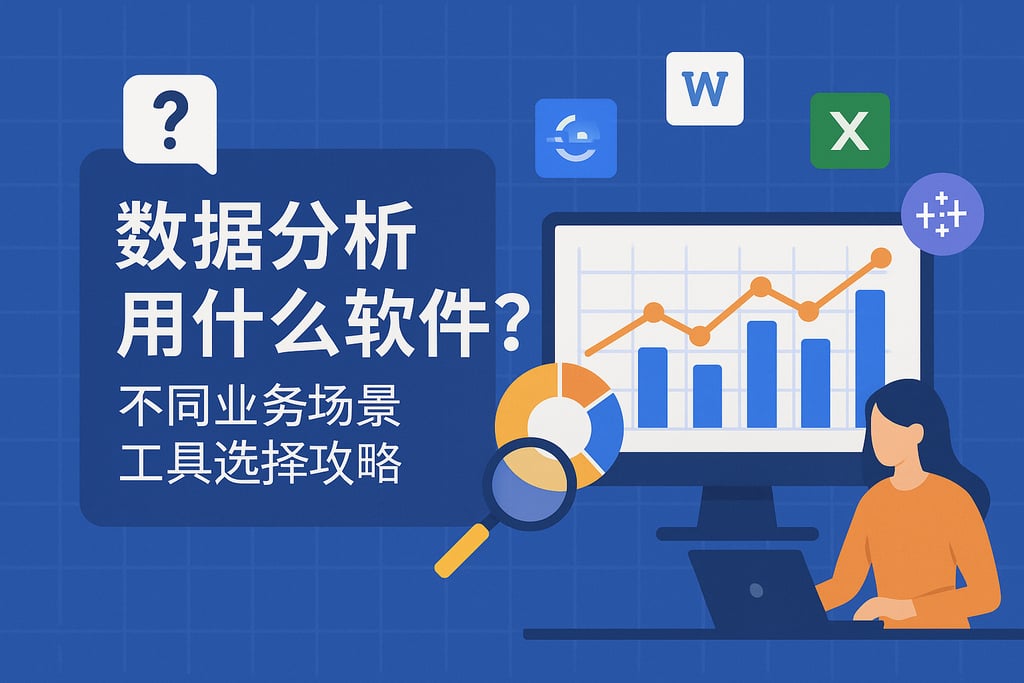 数据分析用什么软件？不同业务场景工具选择攻略