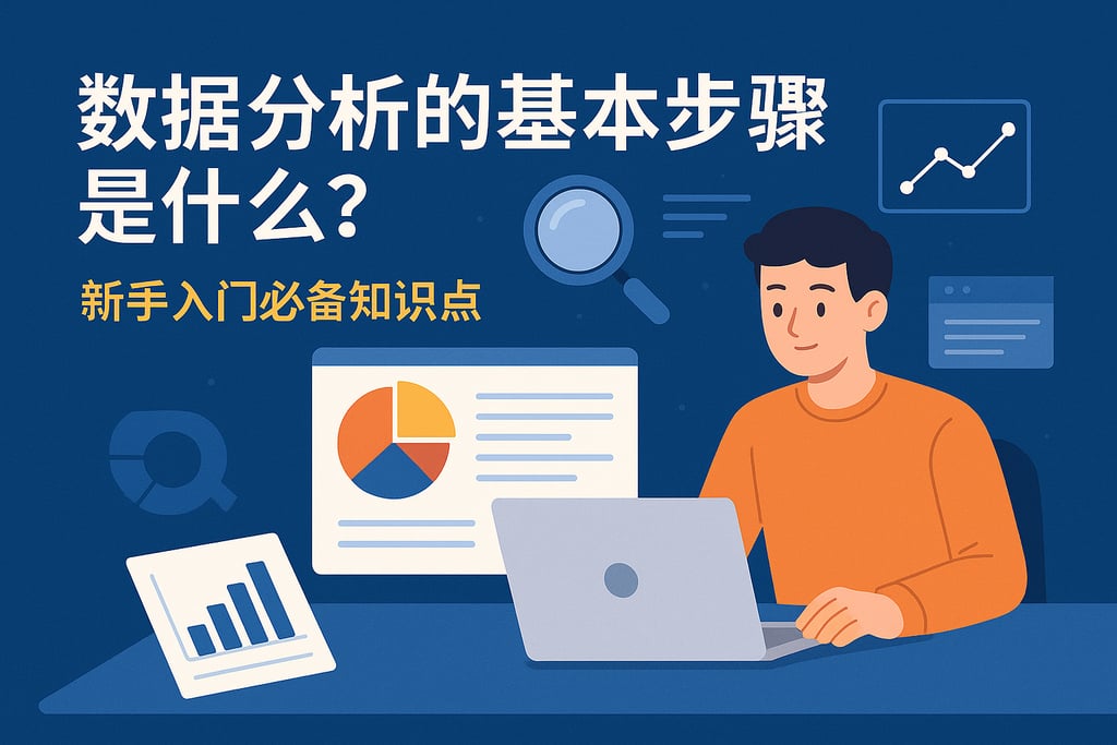 数据分析的基本步骤是什么？新手入门必备知识点