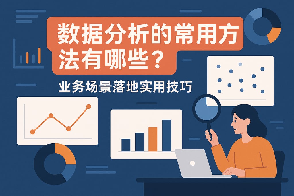 数据分析的常用方法有哪些？业务场景落地实用技巧