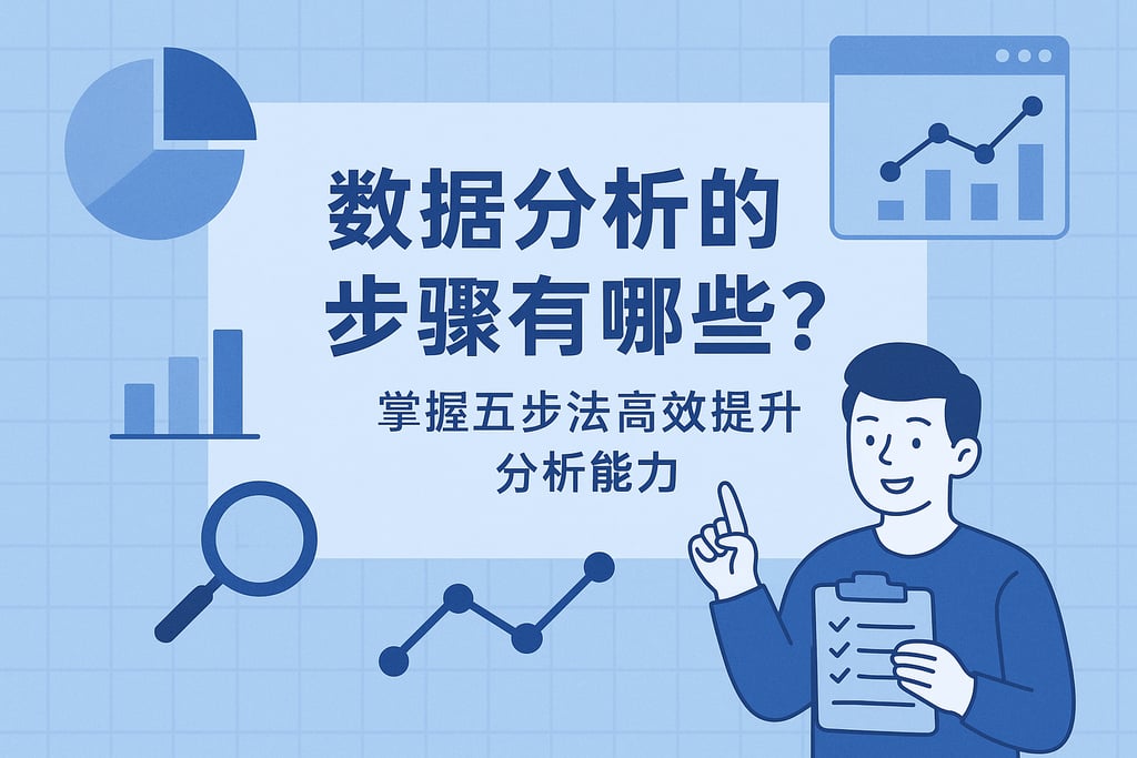 数据分析的步骤有哪些？掌握五步法高效提升分析能力