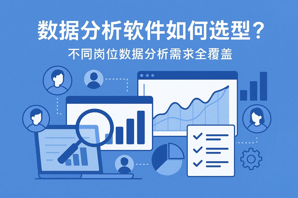 数据分析的软件如何选型？不同岗位数据分析需求全覆盖