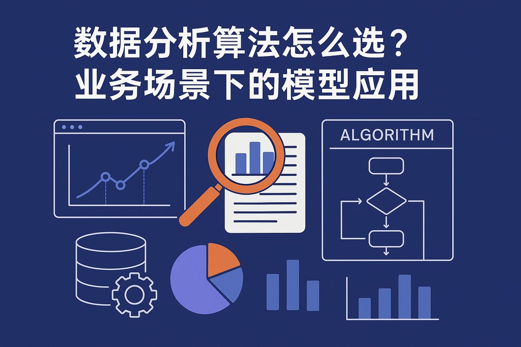 数据分析算法怎么选？业务场景下的模型应用