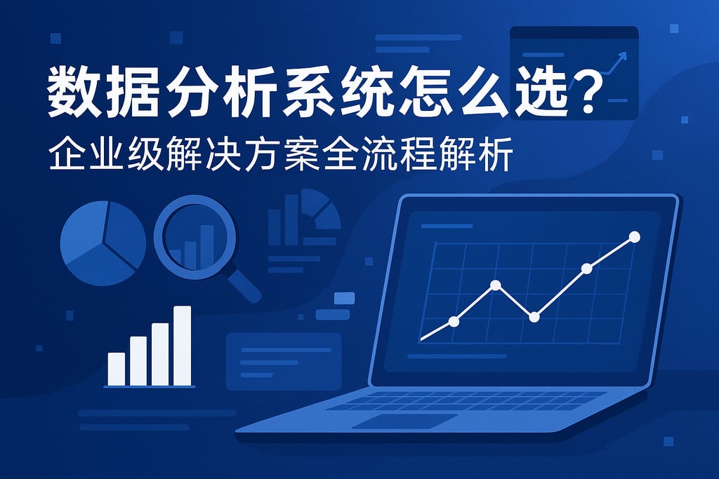 数据分析系统怎么选？企业级解决方案全流程解析