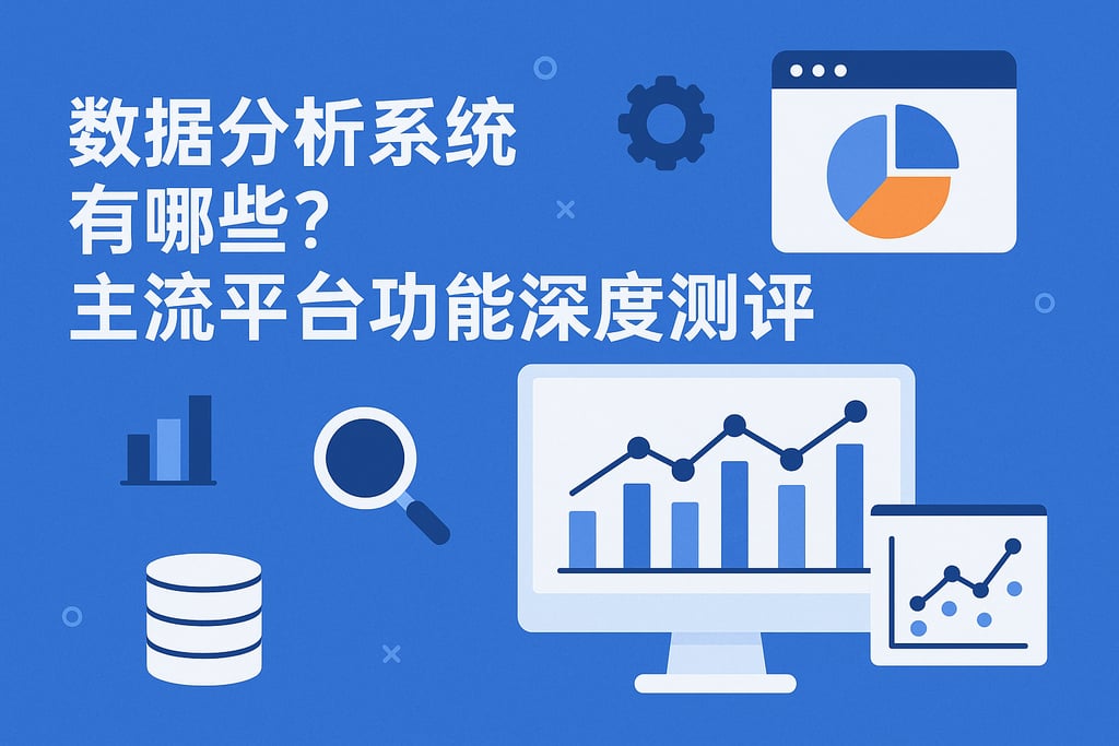 数据分析系统有哪些？主流平台功能深度测评