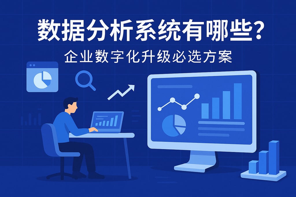 数据分析系统有哪些？企业数字化升级必选方案
