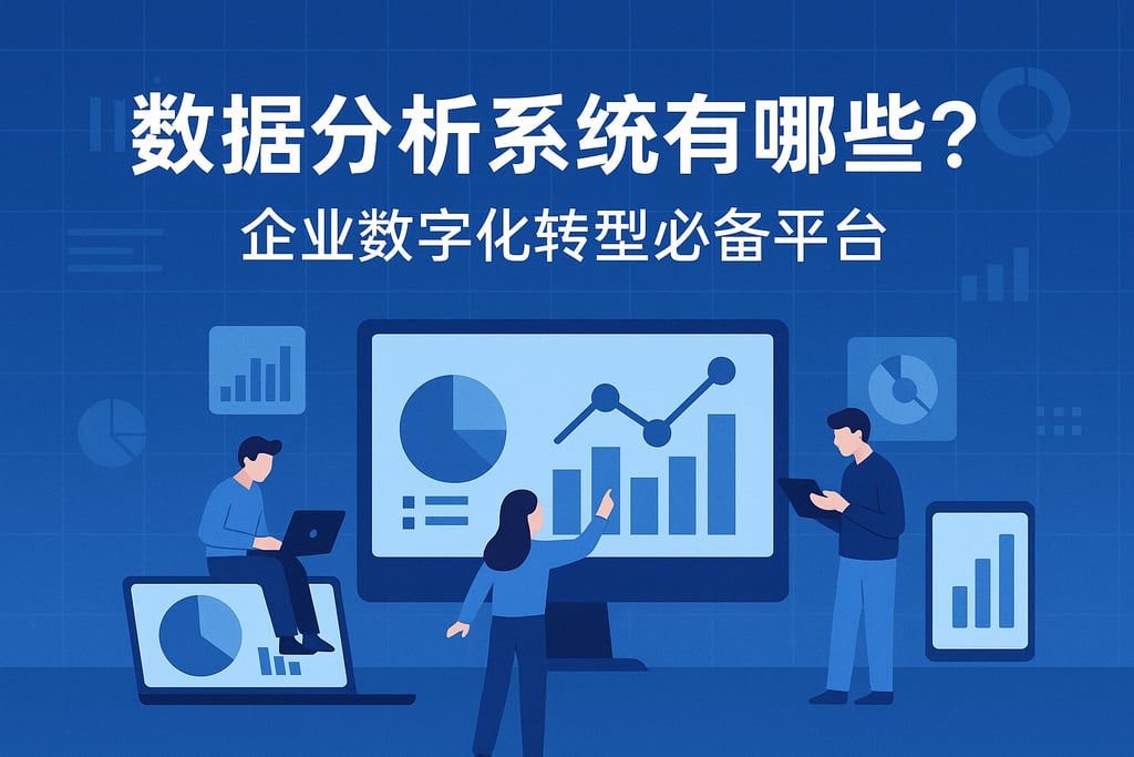 数据分析系统有哪些？企业数字化转型必备平台
