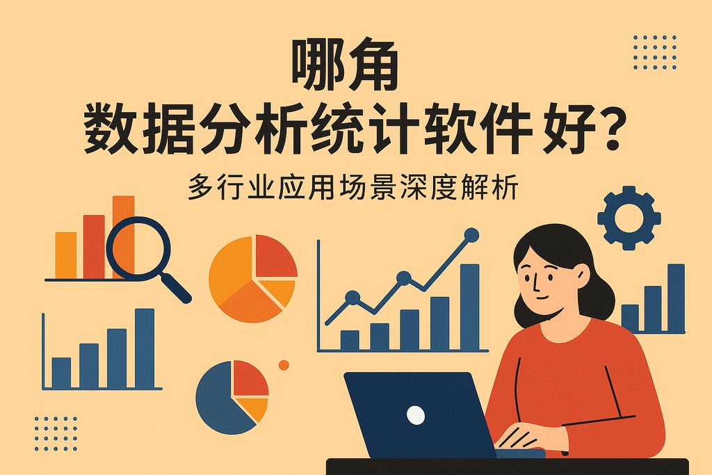 数据分析统计软件哪个好？多行业应用场景深度解析