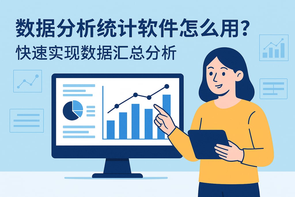 数据分析统计软件怎么用？快速实现数据汇总分析