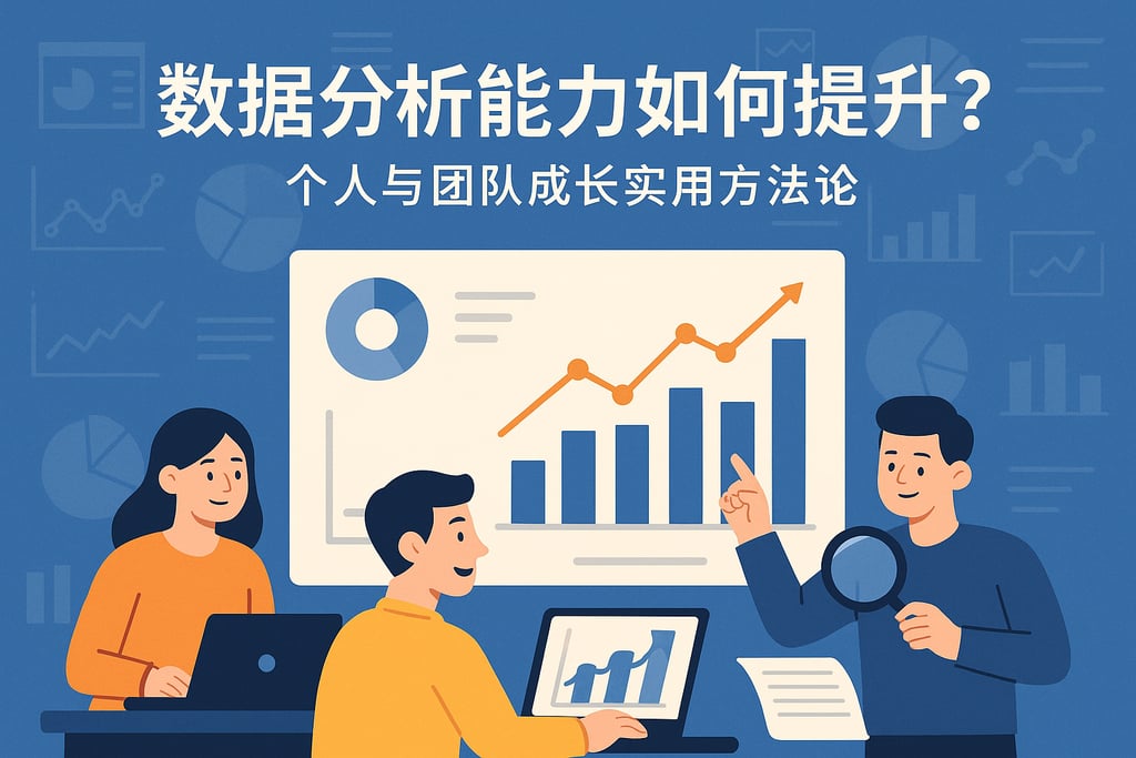 数据分析能力如何提升？个人与团队成长实用方法论