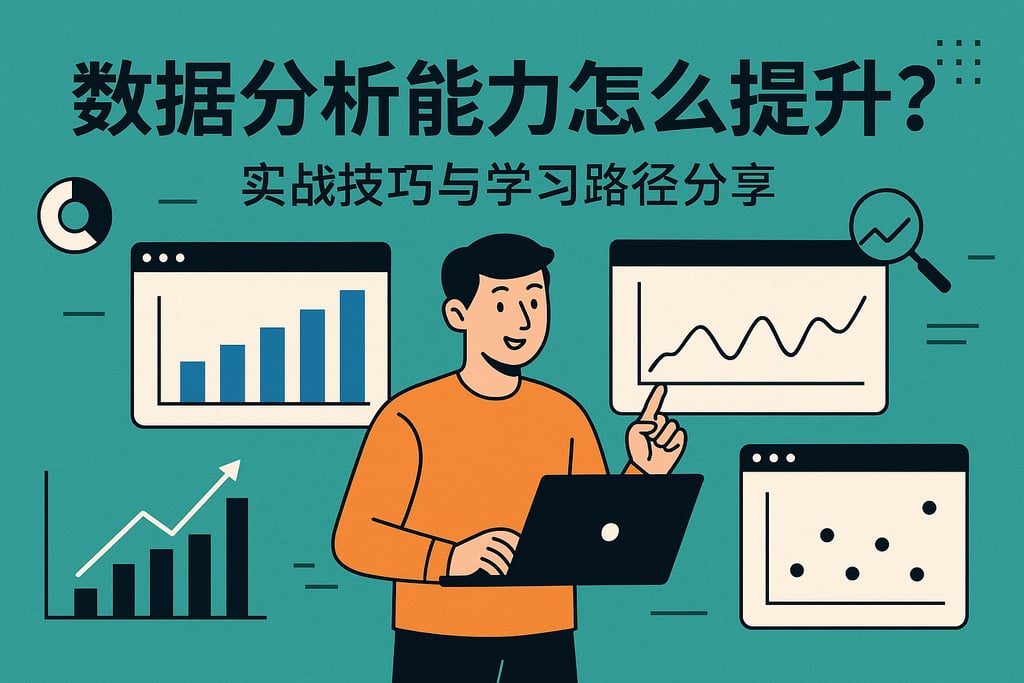 数据分析能力怎么提升？实战技巧与学习路径分享