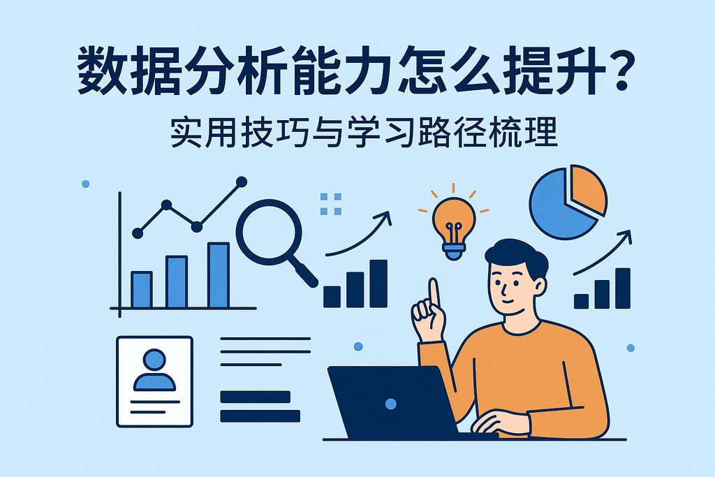 数据分析能力怎么提升？实用技巧与学习路径梳理