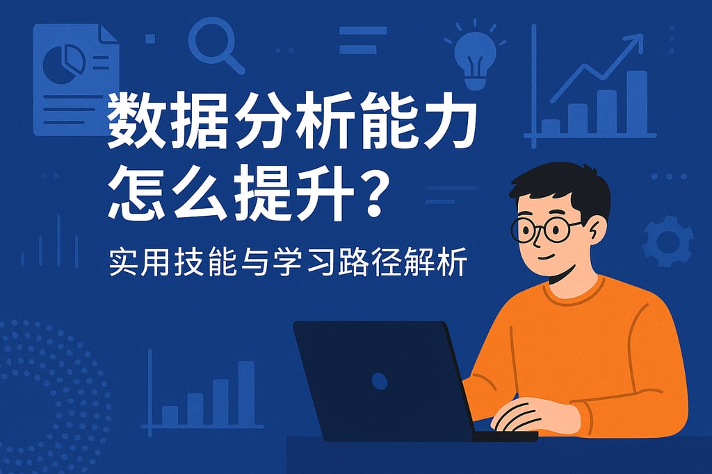 数据分析能力怎么提升？实用技能与学习路径解析