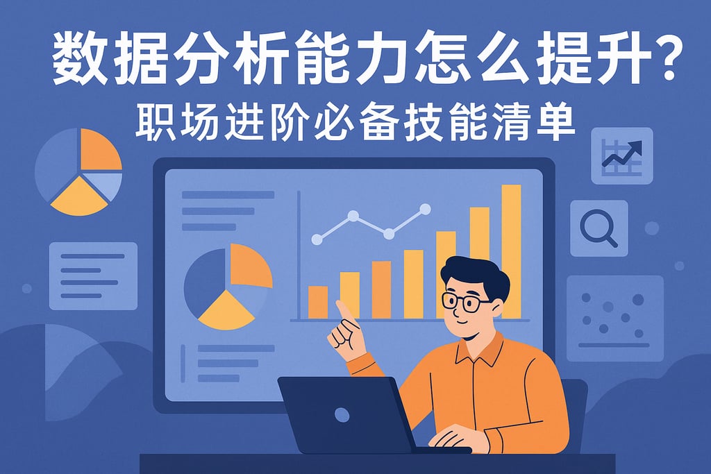 数据分析能力怎么提升？职场进阶必备技能清单