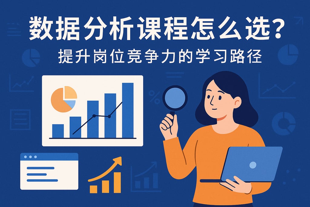 数据分析课程怎么选？提升岗位竞争力的学习路径