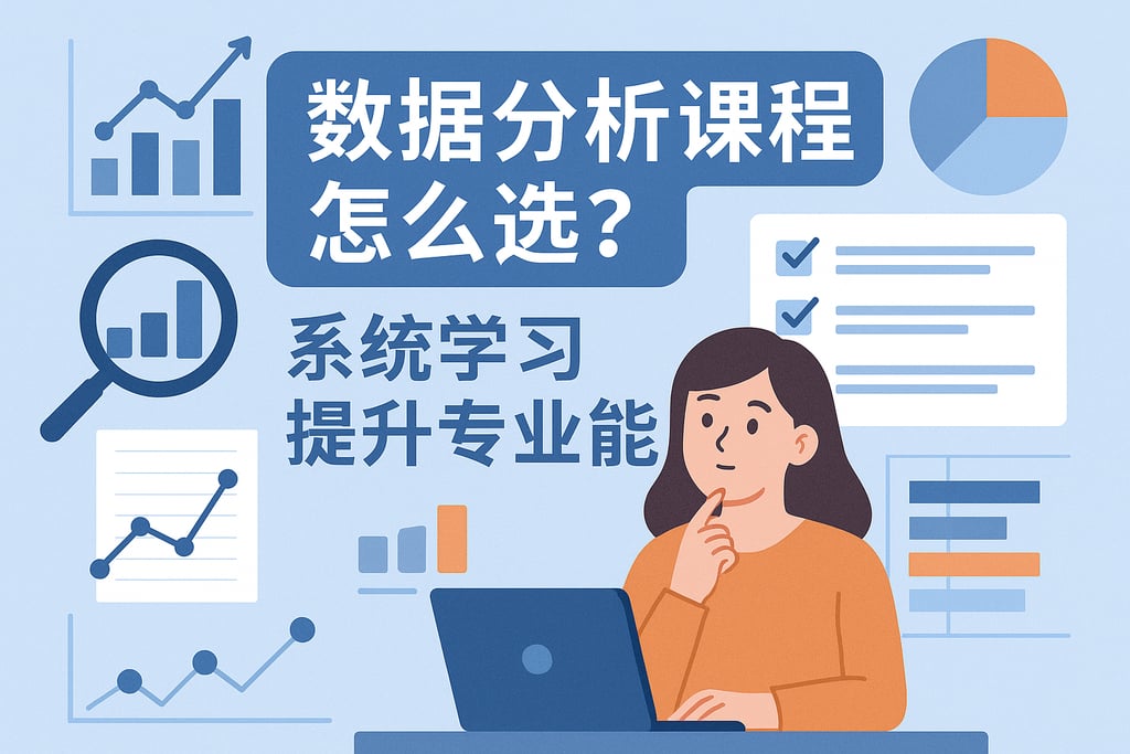 数据分析课程怎么选？系统学习提升专业能力
