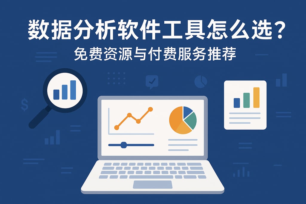 数据分析软件工具怎么选？免费资源与付费服务推荐