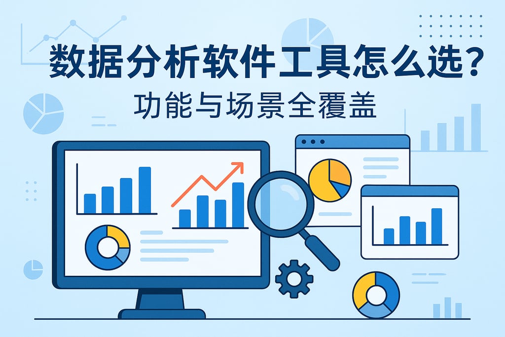 数据分析软件工具怎么选？功能与场景全覆盖