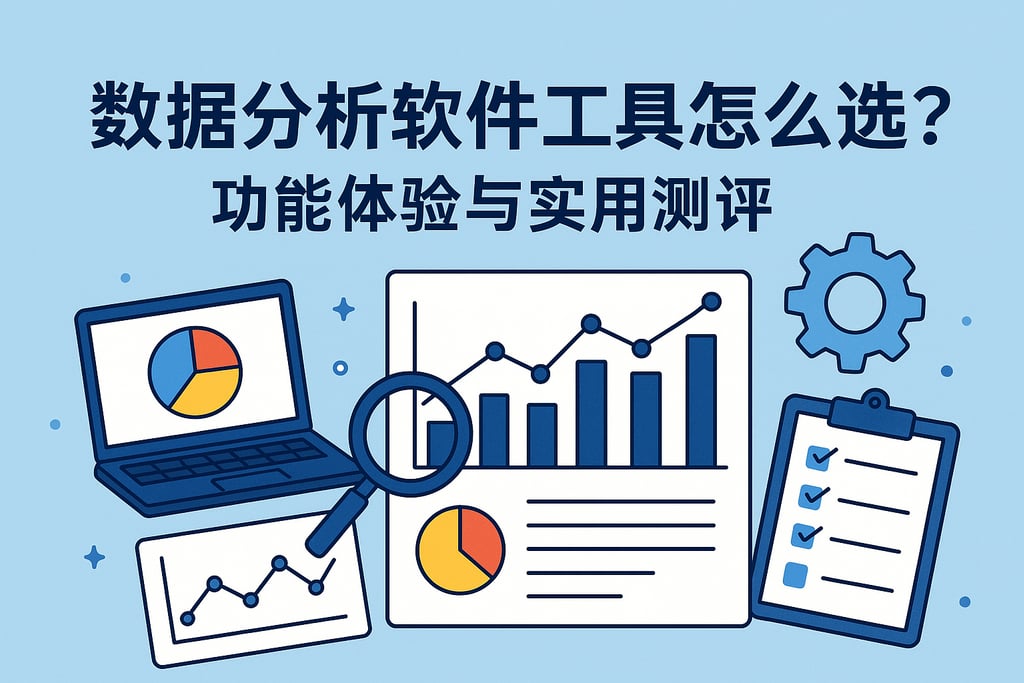 数据分析软件工具怎么选？功能体验与实用测评