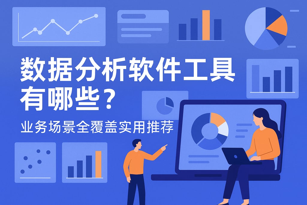 数据分析软件工具有哪些？业务场景全覆盖实用推荐