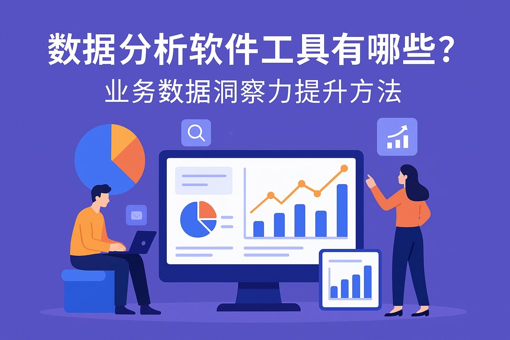 数据分析软件工具有哪些？业务数据洞察力提升方法