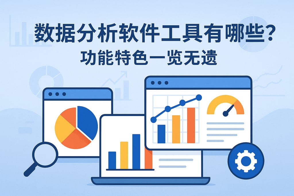 数据分析软件工具有哪些？功能特色一览无遗
