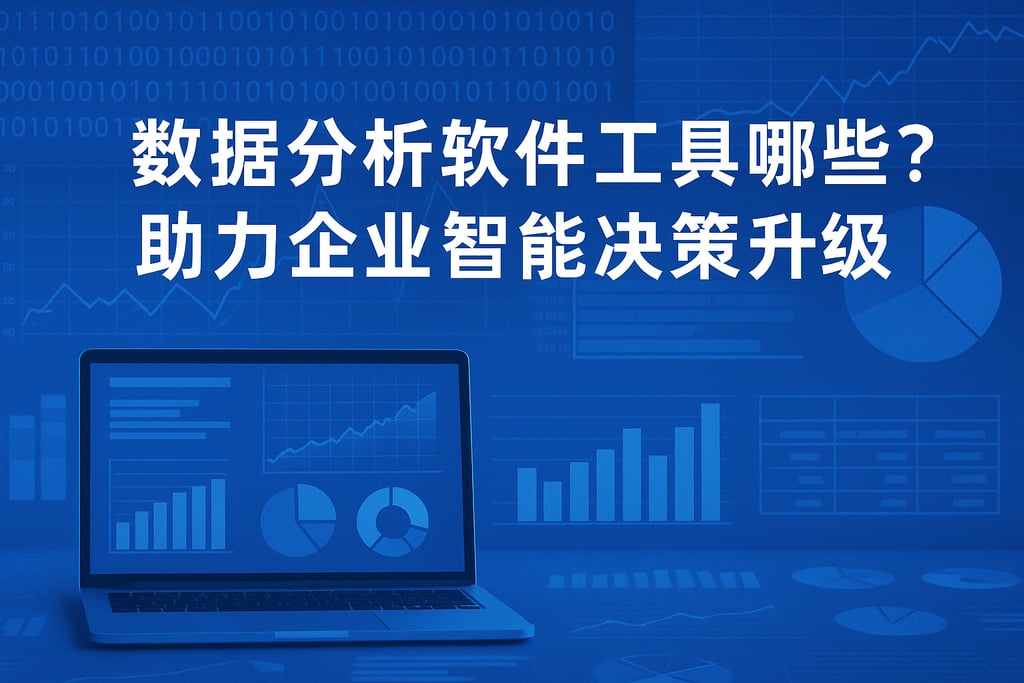 数据分析软件工具有哪些？助力企业智能决策升级