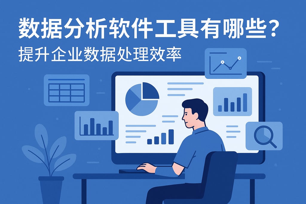 数据分析软件工具有哪些？提升企业数据处理效率