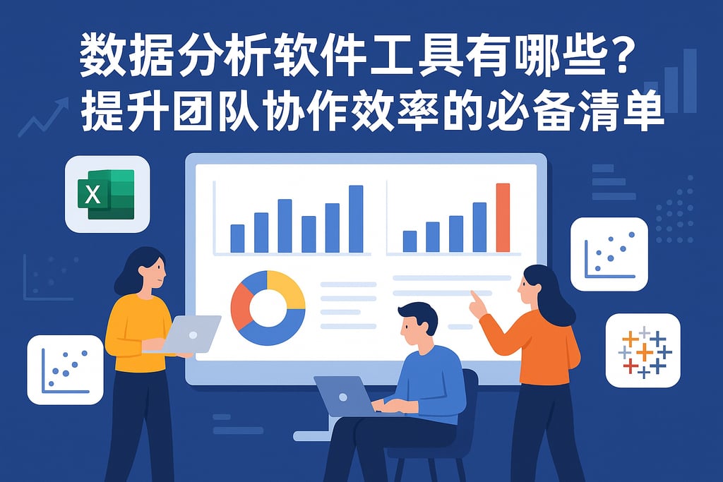 数据分析软件工具有哪些？提升团队协作效率的必备清单