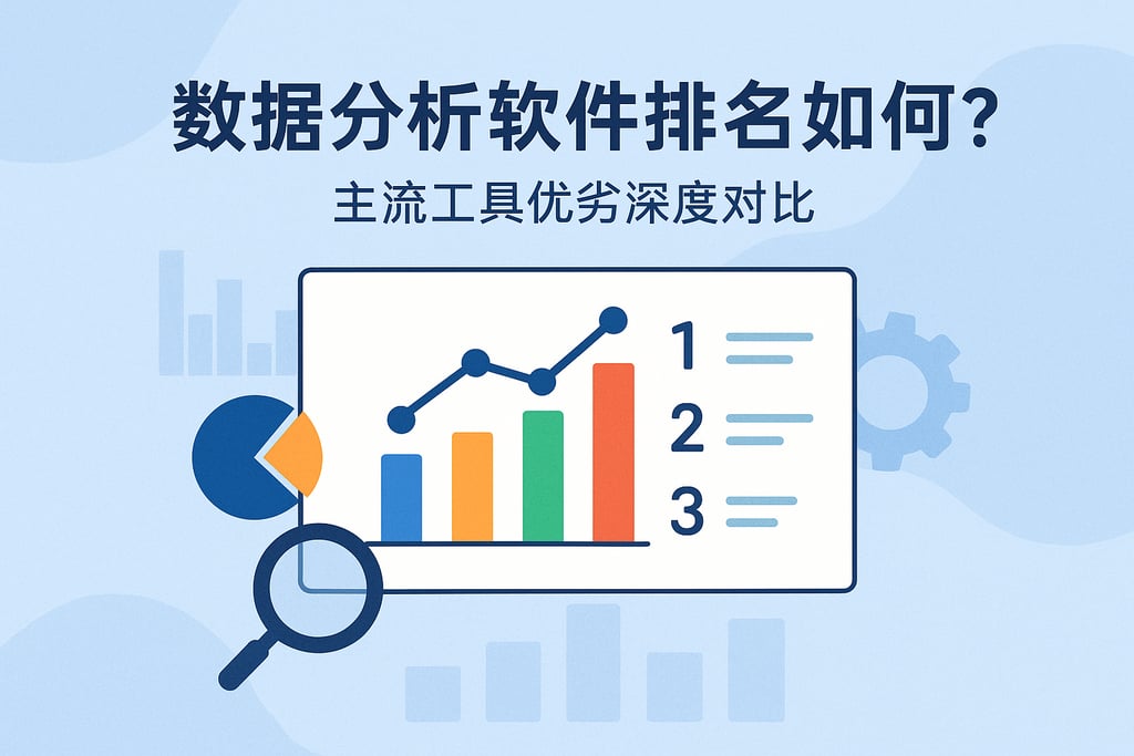 数据分析软件排名如何？主流工具优劣深度对比