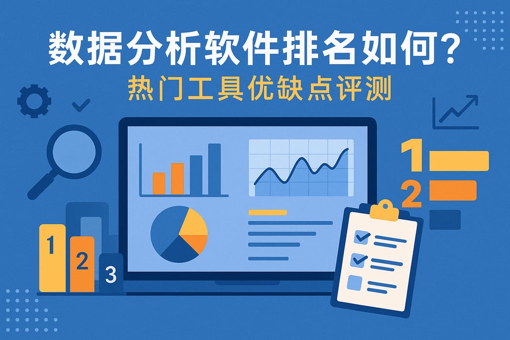 数据分析软件排名如何？热门工具优缺点评测