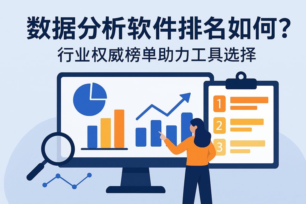 数据分析软件排名如何？行业权威榜单助力工具选择