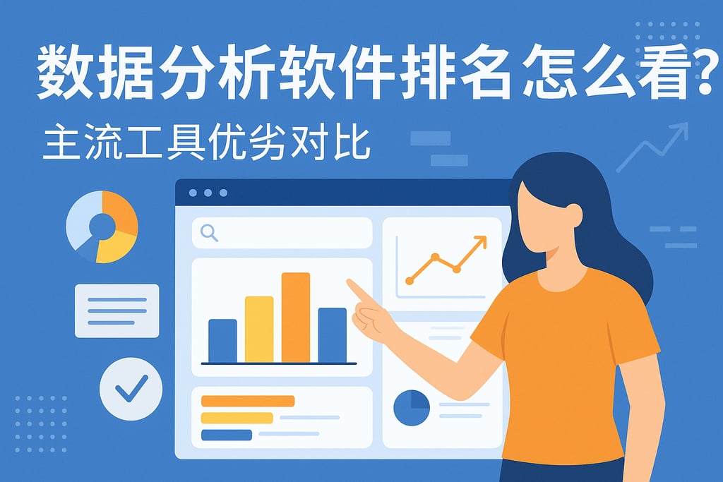 数据分析软件排名怎么看？主流工具优劣对比