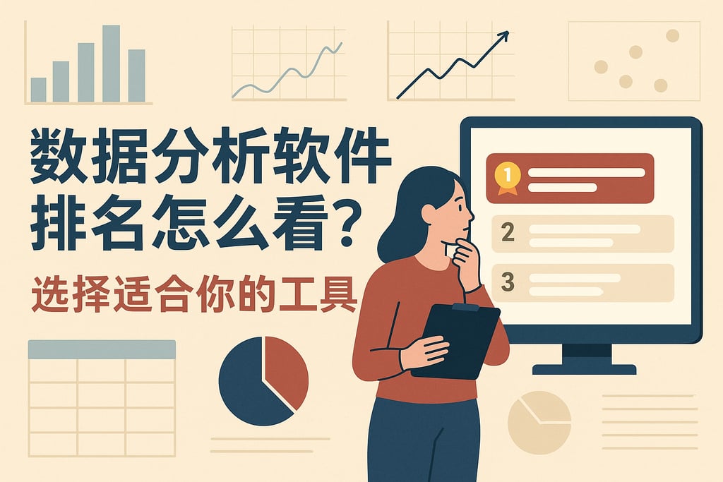 数据分析软件排名怎么看？选择适合你的工具