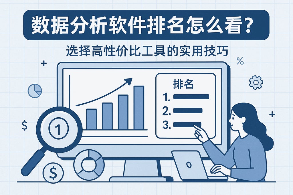 数据分析软件排名怎么看？选择高性价比工具的实用技巧