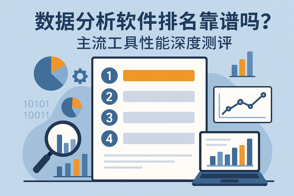 数据分析软件排名靠谱吗？主流工具性能深度测评