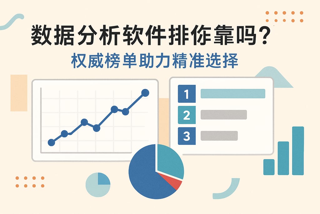 数据分析软件排名靠谱吗？权威榜单助力精准选择