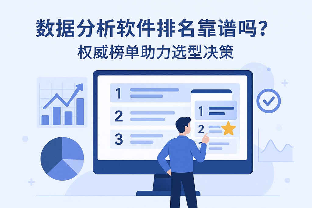数据分析软件排名靠谱吗？权威榜单助力选型决策