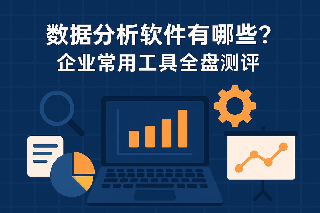 数据分析软件有哪些？企业常用工具全盘测评