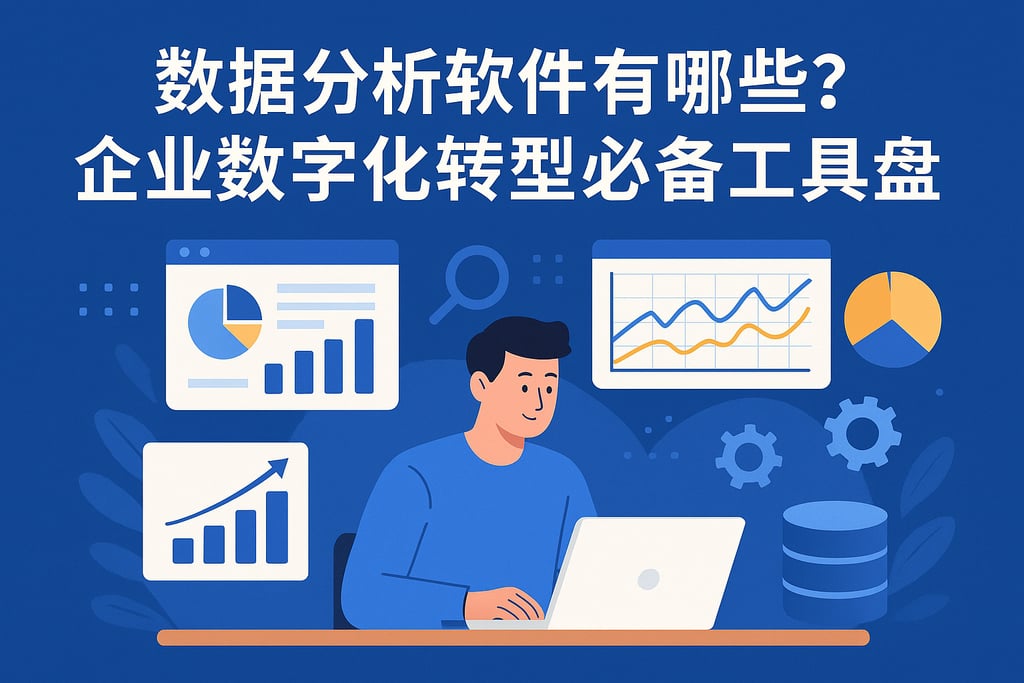 数据分析软件有哪些？企业数字化转型必备工具盘点