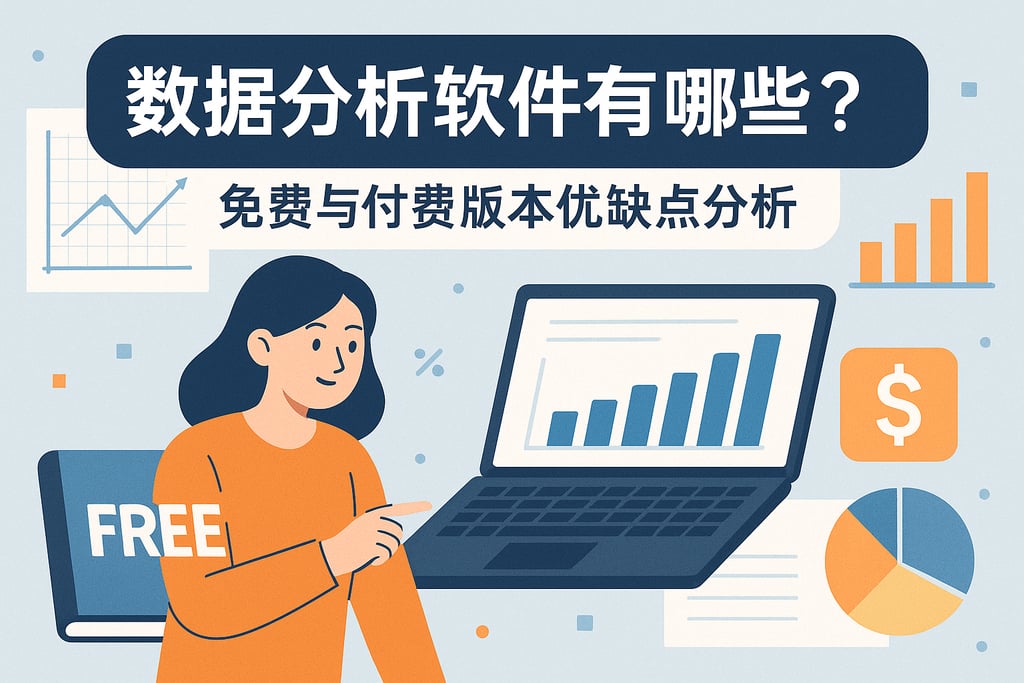 数据分析软件有哪些？免费与付费版本优缺点分析
