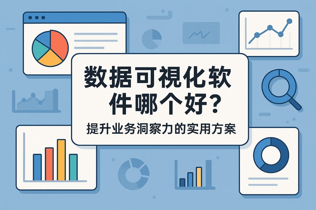 数据可视化软件哪个好？提升业务洞察力的实用方案