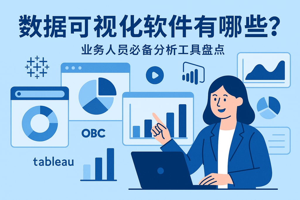 数据可视化软件有哪些？业务人员必备分析工具盘点
