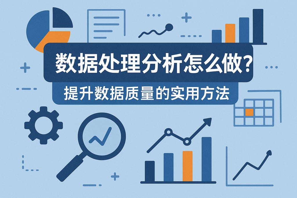 数据处理分析怎么做？提升数据质量的实用方法