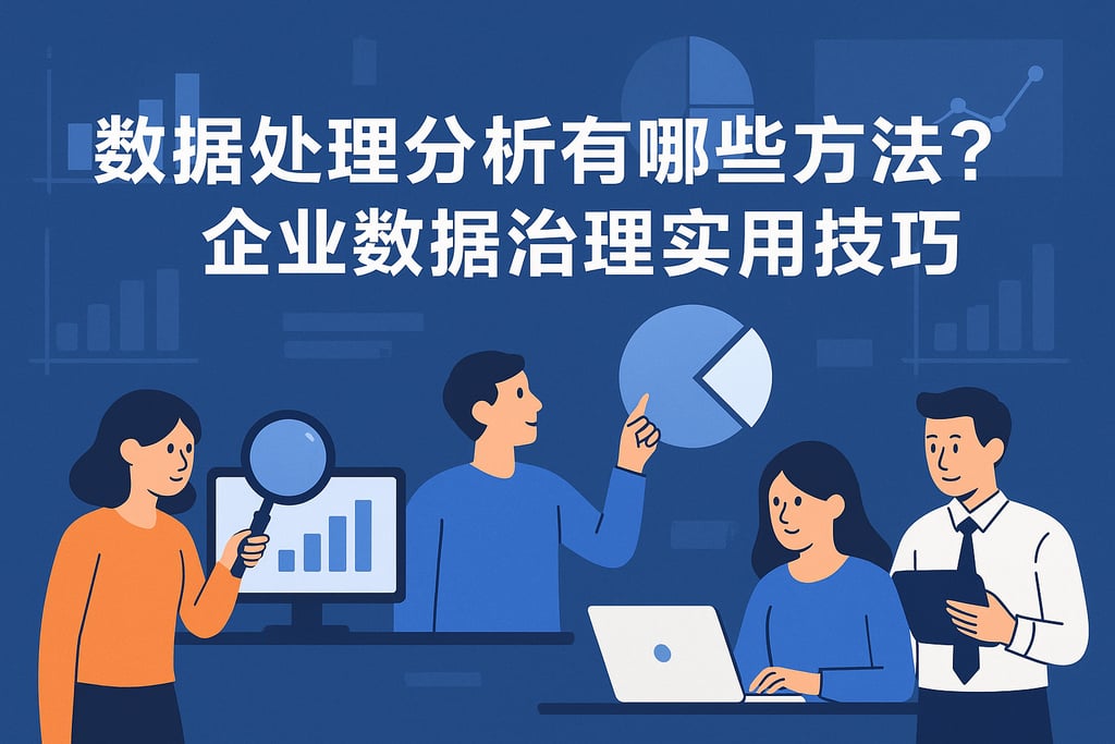 数据处理分析有哪些方法？企业数据治理实用技巧