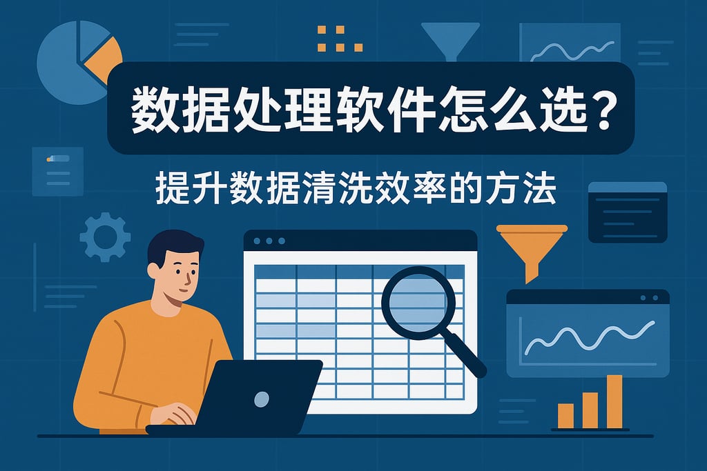 数据处理的软件怎么选？提升数据清洗效率的方法