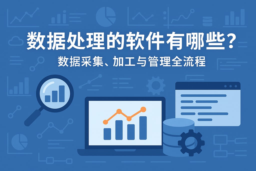 数据处理的软件有哪些？数据采集、加工与管理全流程
