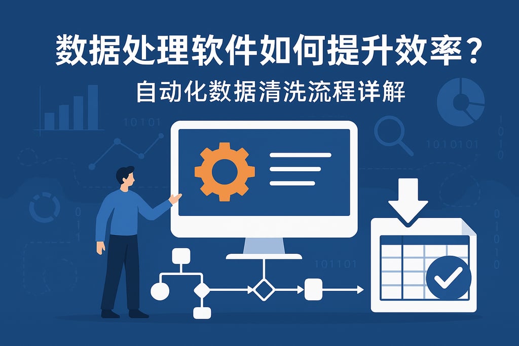 数据处理软件如何提升效率？自动化数据清洗流程详解